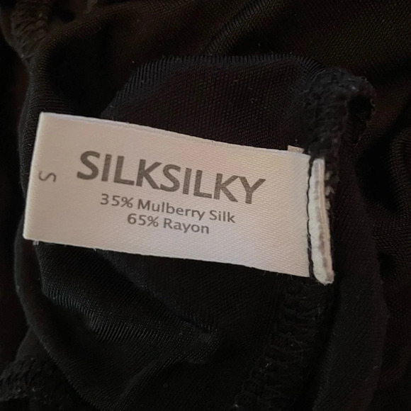 SILK SILKY Silk Knitted Elegant Nightgown - Picture 3 of 12